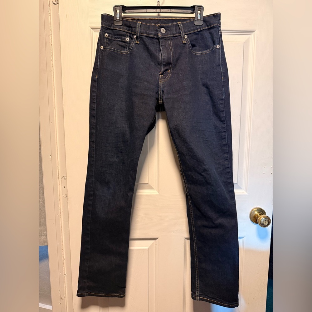 Levi's Dark Indigo Straight Jeans